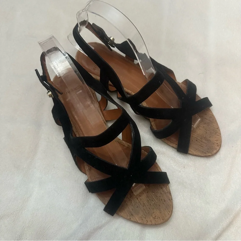 Givenchy Black Strappy Open Toe Sandals